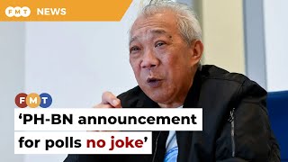 Bung’s PH-BN announcement for polls no joke, says Sabah Umno