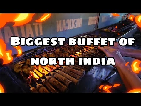 Yeh try nahi kiya toh kya kiya ?? BIGGEST BUFFET OF NORTH INDIA #foodlover