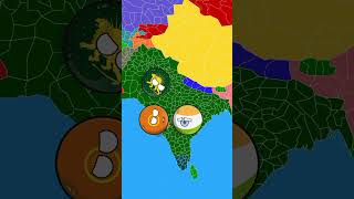 Maratha empire saved India from Mughals #shorts #countryballs