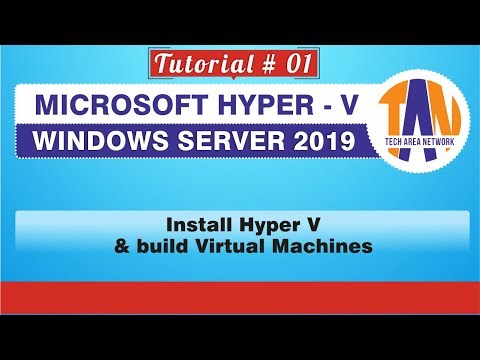 Microsoft Hyper V Role on Windows Server 2019 | Install Virtual Machine [HYPER V TUTORIAL 01]