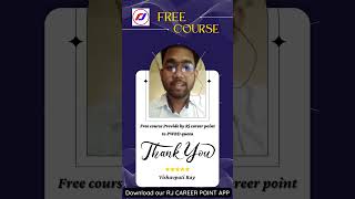 Free course Provide by Rj career point to PWBD quota