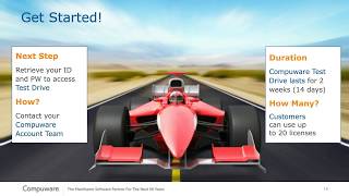 Compuware Test Drive: Take Topaz for a Spin