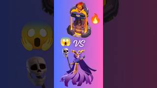 CAN THE LEVEL 7(MAX) SUPER WİTCH DEFEAT THE LEVEL 9(MAX) INFERNO TOWER ?🤨😱🪄🔥 #coc #superwitch #max