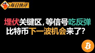 埋伏关键区，等信号吃反弹—比特币下一波机会来了？