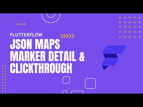 FlutterFlow | JSON Maps Marker Detail & Clickthrough
