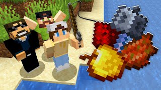 Minecraft, But Fishing Drops RANDOM Items