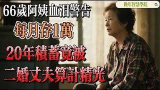 Financial Traps in Second Marriages《66岁阿姨的警告：20年存款被二婚丈夫算计，教你如何保护自己的财务》#FinancialWarning #LifeLessons