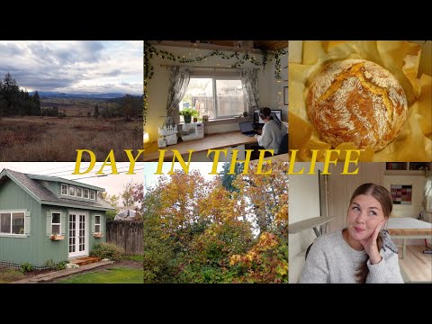 Cozy Fall Day in the Life 🍂 baking, hiking, pattern ideas, makeup routine