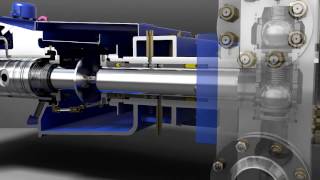 Function of a Plunger Pump   URACA 3D Pumpen Animation