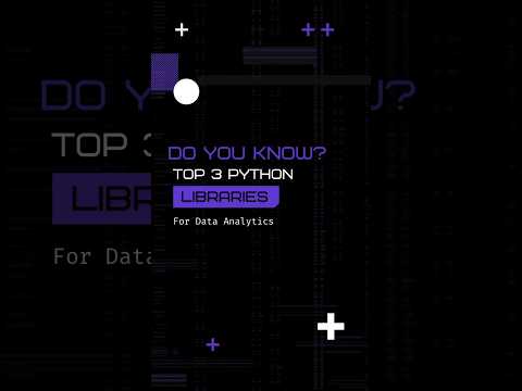 Boost your data analytics skills with these three python libraries #dataanalytics  #pythontutorial
