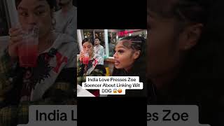 India Love Presses Zoe Spencer For Linking DDG 😡#indialove #ddg #zoespencer