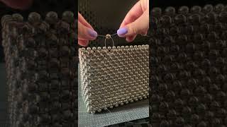 Beaded bag/ pearls bag #beadedbag #pearlbag #beadedjewelery #diy #handmade
