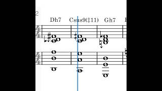 11-limit Just Intonation “Sparkling” Chords #microtonal #shorts #sheetmusic