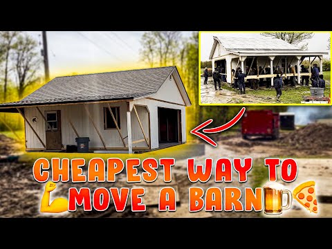 Barn Relocation Manpower - It's Better to have 110+ Friends than Money💵💳💰
