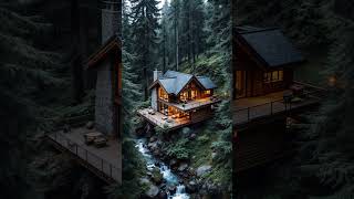 Your Perfect Cabin? #CabinLife #NatureEscape #DreamCabin #WoodlandVibes #PeacefulPlace #CozyCabin