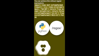 python time format check #shorts