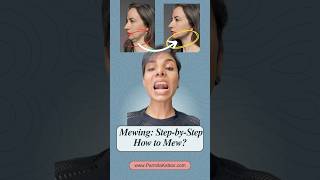 Mewing: Step-by-Step/ How to Mew? #mewing #faceyoga Face workout