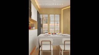【公屋裝修】竹園北邨394呎Y3型公屋間2房裝修設計｜香港裝修｜傢俬訂造｜私樓裝修｜公屋裝修｜居屋装修｜室內設計｜尊尚設計 | Noble Design | 咨詢電話：67373676