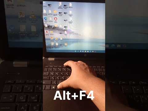 laptop shutdown shortcut key ll How to shutdown laptop #shorts #tech #ytshorts #sort