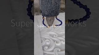 Marble CNC design work in Makrana #supermarbleworks  #cnc #cncmachine #marblecnc #cncdesign #cncwork