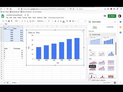 Creating Graphs in Sheets