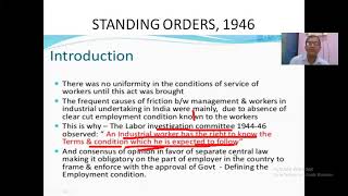 STANDING ORDER
