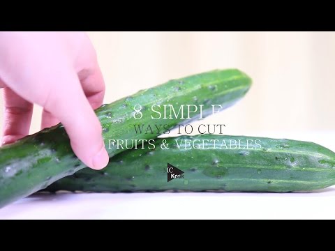 8 SIMPLE WAYS TO CUT FRUITS & VEGETABLES | Amazing Fruit Carving