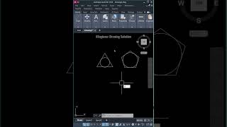 Polygon Command in AutoCAD #autocad #viral #institute #trending #cad #cadd #software #cadcam #3d #2d