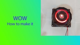 Electronic project with led and fan