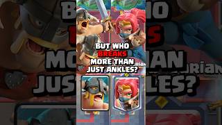 Who better for 6 elixir the Boss Bandit Or Elite Barbarians?! 🤔 #clashroyale #shorts