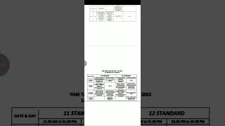 1-12thstd First mid term test july-2025 timetable tn  District time table Namakal நாமக்கல் District