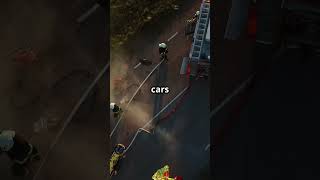 Massive A1 Crash  Police Cars Involved!        2025 04 09