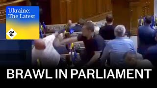 Ukrainian MPs brawl after Zelensky reverses corruption law & Russia deploys rocket-powered drones