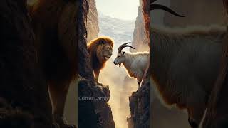 Lion vs Goat | Most amazing animals 1 #shorts