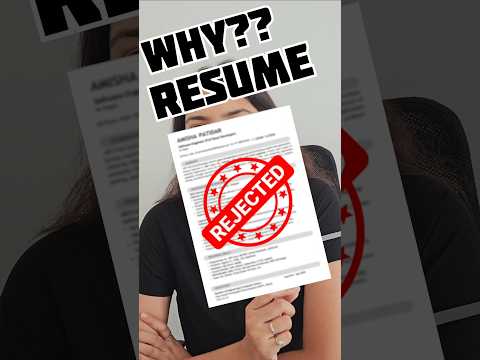 Why Your Resume Is Getting Rejected | Resume Tips #naukri #resume