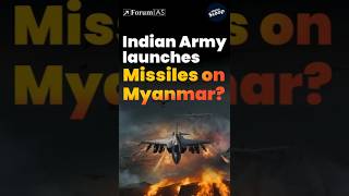Indian Army launches Missiles on Myanmar?