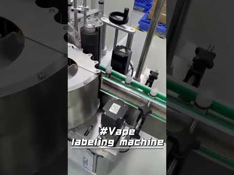 Vape Labeling SECRETS! 3600 Bottles/Hour Starwheel Labeler for Round E-Liquid Bottles#shorts