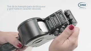 Cómo utilizar la etiquetadora de 3 líneas Cisa