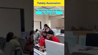 My Team is Chilling… I'm Drowning in Work! #trending #shorts