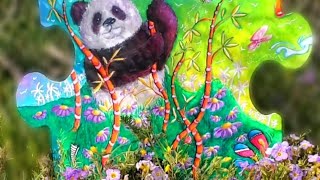 Art Imitating Life | Peep the Wildflowers Matching the #puzzle Piece | #puzzletime #puzzleart