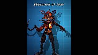 Evolution Of Foxy The Pirate | FNAF AR | #shorts