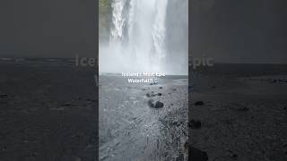 Skógafoss-Iceland’s Most Powerful Waterfall | What to see on the Road Trip #icelandadventure #shorts
