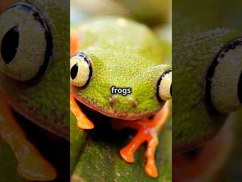 Frogs Don't Drink Water? Like and subscribe! #frogs #wildlifefacts  #amphibians #shorts