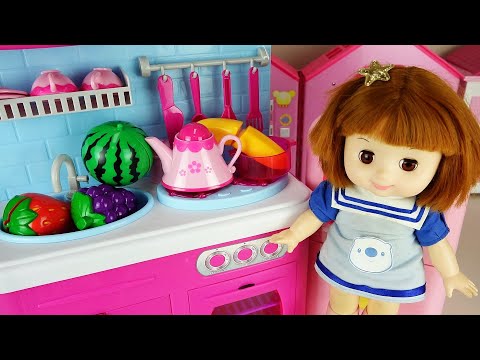 Baby Doli big kitchen and  food and cake toys