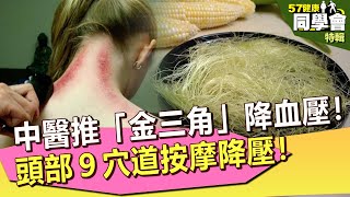 【57健康同學會 精選】中醫推「金三角」降血壓！頭部９穴道按摩降壓！｜潘懷宗 鄒瑋倫 洪素卿 羅明宇 王明勇