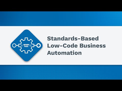 Standards-Based Low-Code Business Automation