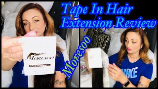 AMAZON TAPE IN HAIR REVIEW | MORESOO HAIR | MY FINAL TAPE IN EXTENTION REVIEW