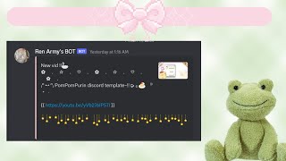 How to make a discord  webhook message!! (🦢🍡) II RoyaleRenX II✿ 　. 　✩ 　. 　♡