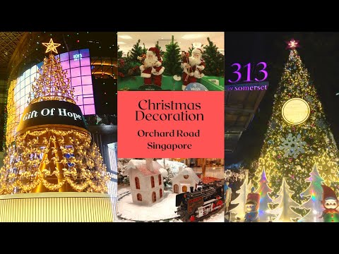 Walking Tour Christmas Decoration Orchard Road Singapore | Christmas 2020 #orchardroad #takashimaya