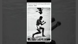 Muhammad Ali training underwater In Miami 1961#history #secretworld #boxing #boxingking